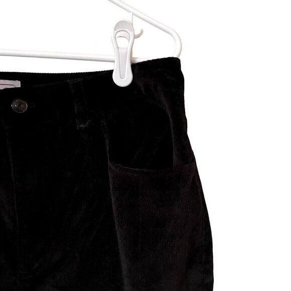 Jaclyn Smith angel fit black trousers comfortable corduroy style pants - Picture 2 of 6
